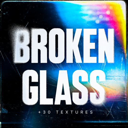 Broken Glass Textures | +30 Assets