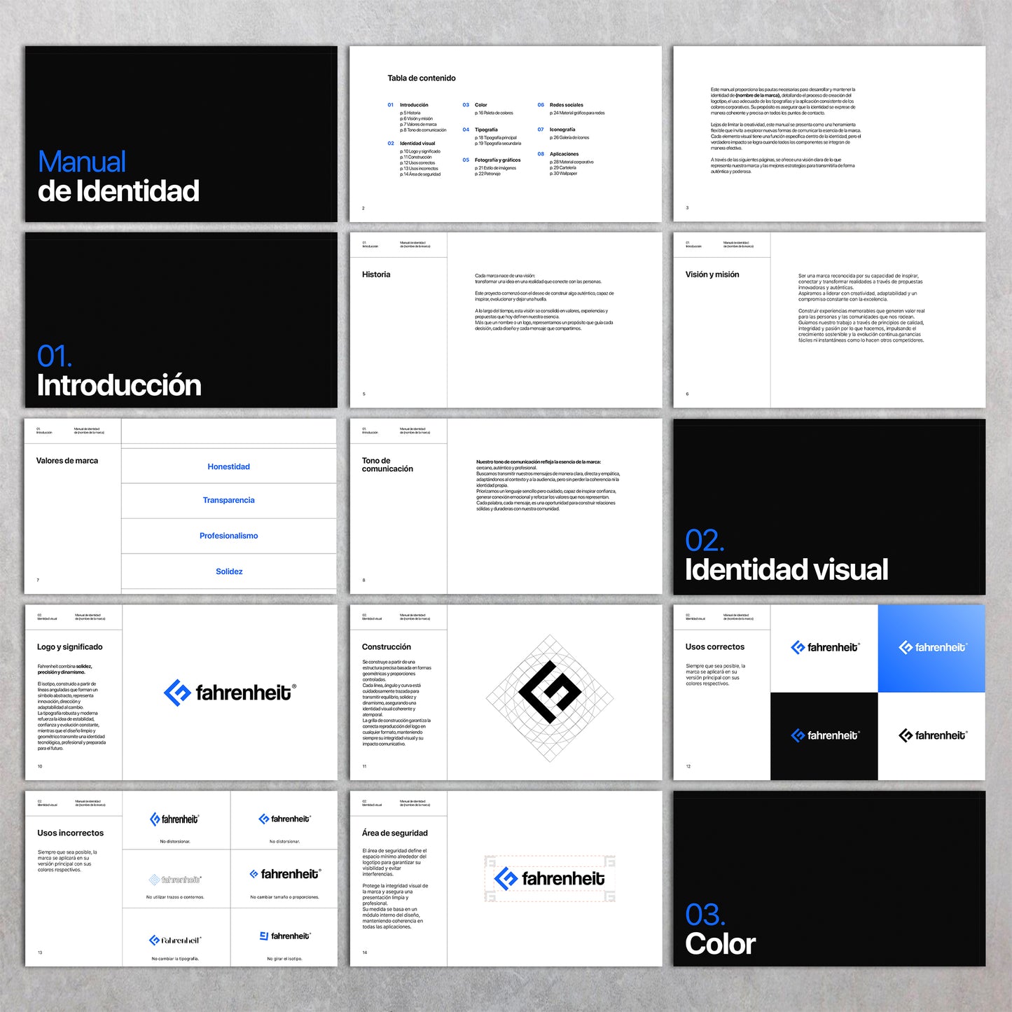 Manual de identidad | Template
