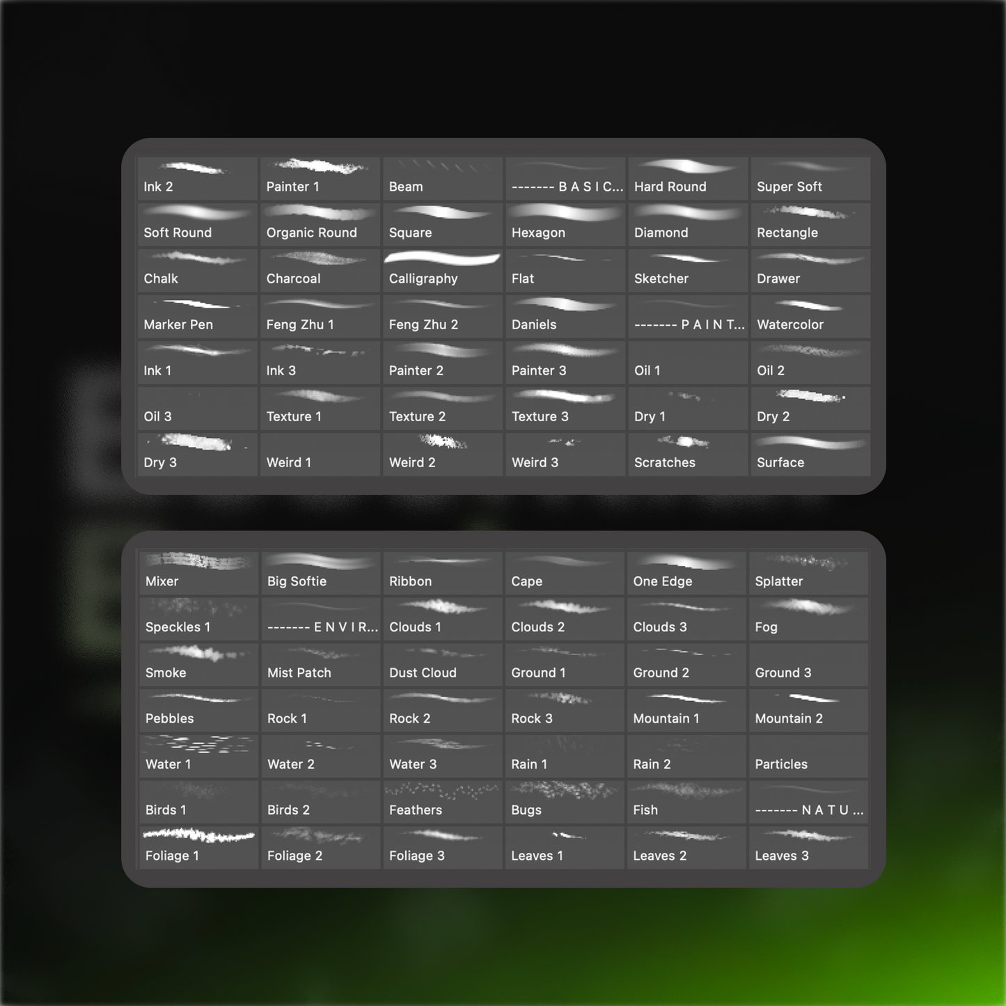 +180 Brushes Essential pack